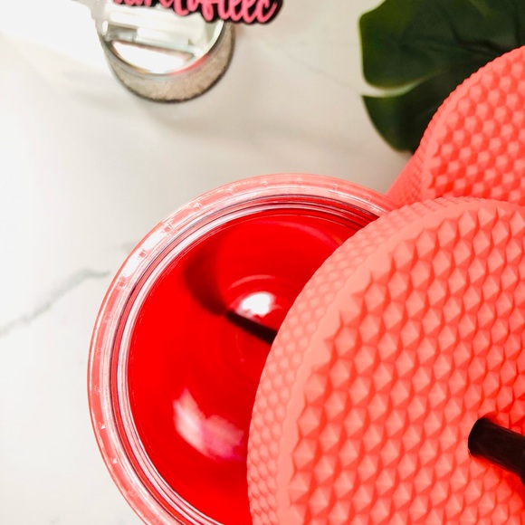 Custom 24oz Coral Matte Spooky Tumbler 🪸 - Picture 5 of 6